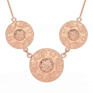 Rose Gold Celtic Warrior Necklace