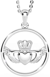 Silver Claddagh Necklace