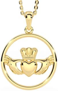 Gold Claddagh Necklace