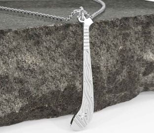 White Gold Celtic Necklace