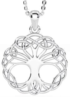 Silver Celtic Tree of Life Necklace