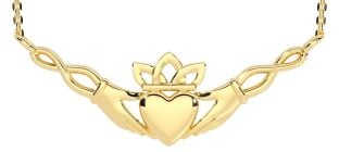 Gold Claddagh Necklace