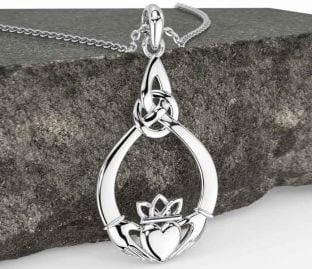 Silver Claddagh Necklace
