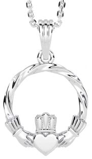 Silver Claddagh Necklace