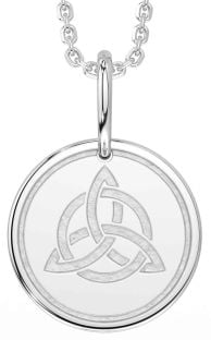 Silver Celtic Trinity Knot Necklace