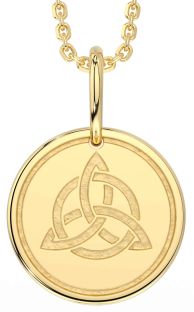 Gold Celtic Trinity Knot Necklace