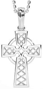 Argent celtique Croix Collier