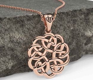 Rose Gold Celtic Necklace