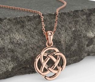 Rose Gold Celtic Necklace