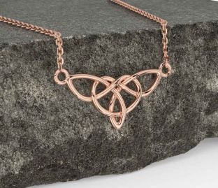 Rose Gold Celtic Necklace