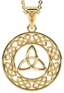Gold Celtic Trinity Knot Necklace