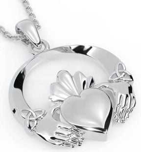 Silver Claddagh Necklace