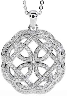 Celtic Diamond Silver Colier