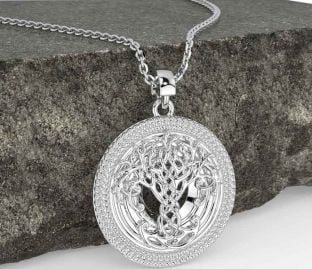 Silver Celtic Tree of Life Necklace