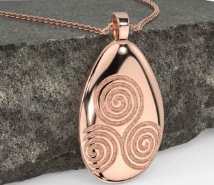 Rose Gold Celtic Necklace