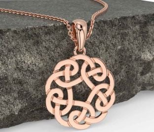 Rose Gold Celtic Necklace