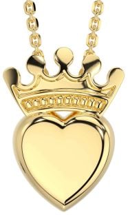 Or Argent Claddagh Collier