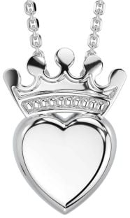 Silber Claddagh Halskette