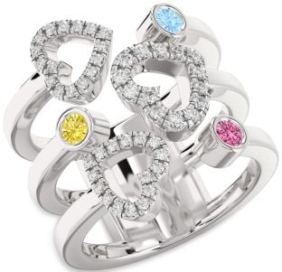 Platinum Heart Promise Ring