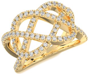 Diamond Gold Infinity Ring