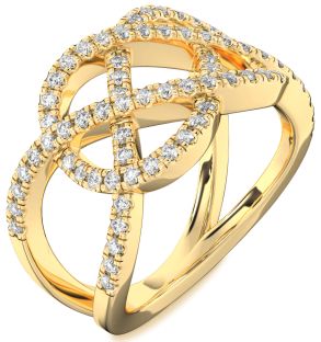 Diamond Gold Infinity Ring