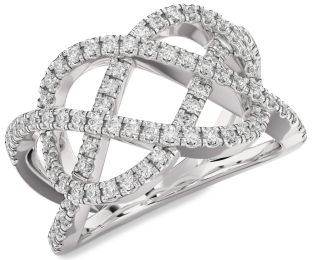 Diamond Platinum Infinity Ring
