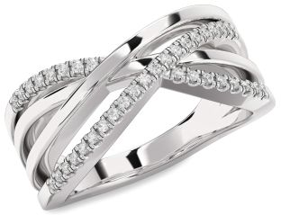 Diamond Platinum Infinity Ring