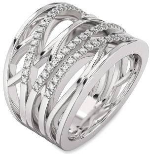Diamond Platinum Infinity Ring