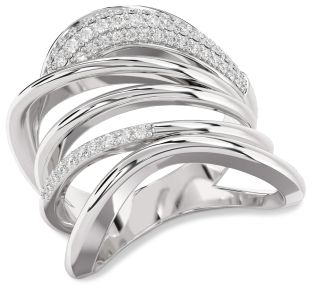 Diamond Platinum Infinity Ring