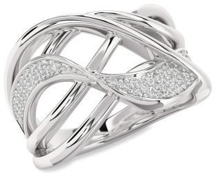 Diamond Platinum Infinity Ring