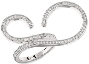 Diamond Platinum Infinity Ring