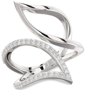 Diamond Platinum Infinity Ring