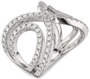 Diamond Platinum Infinity Ring