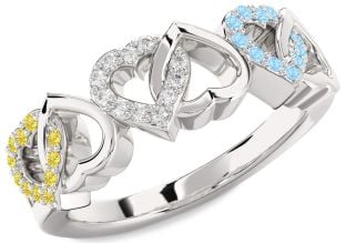 Platinum Heart Promise Ring