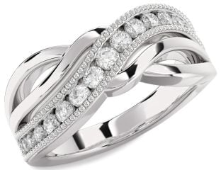 Diamond Platinum Infinity Ring