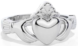 Men's Silver Claddagh Ring