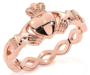 Rose Gold Claddagh Ring