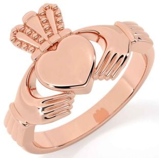 Rose Gold Claddagh Ring