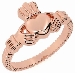 Rose Gold Claddagh Ring