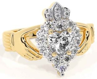 Diamante Oro Claddagh Squillo