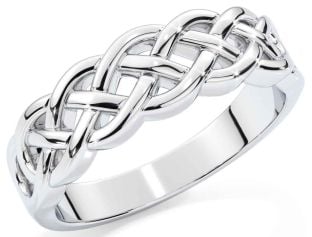 Silberner keltischer Ring