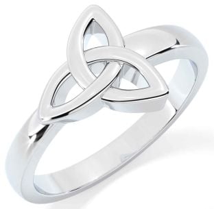 Silver Celtic Trinity Knot Ring