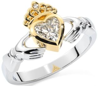 Diamante Oro Argento Claddagh Squillo