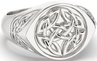 Silver Celtic Ring Mens Ladies Unisex