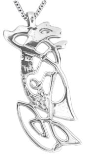 Silver "Celtic Lion" Pendant 