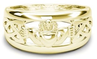 Silver Claddagh Celtic Knot Mens Ladies Unisex Ring