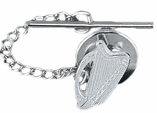 Silver Irish "Harp" Tie Tac 