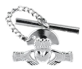 Silver Celtic "Claddagh" Tie Tac