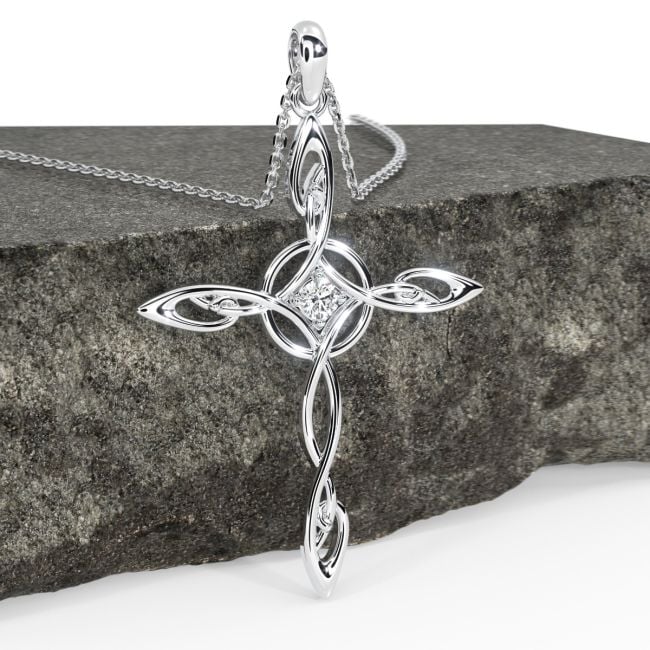 Argos silver cross and chain top
