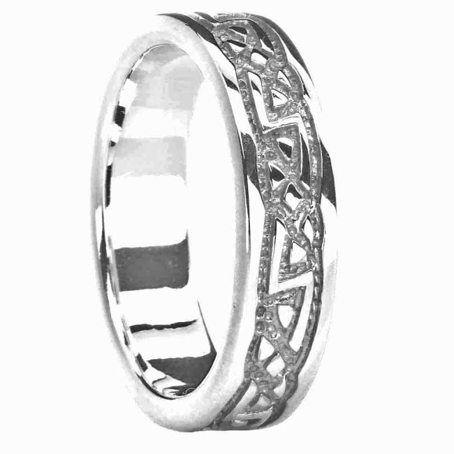 Silver Celtic Ring Unisex Ladies Mens